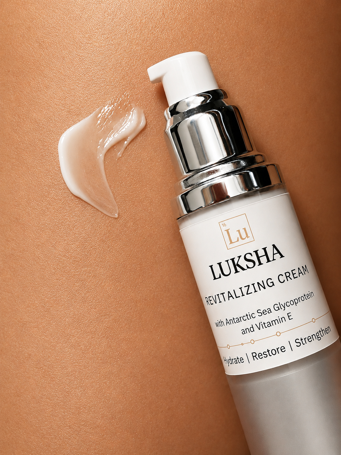 Revitalizing cream with Antarctic Sea Glycoprotein and Vitamin E