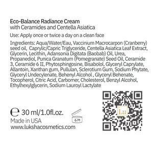 Eco-Balance Radiance Cream with Ceramides and Centella Asiatica