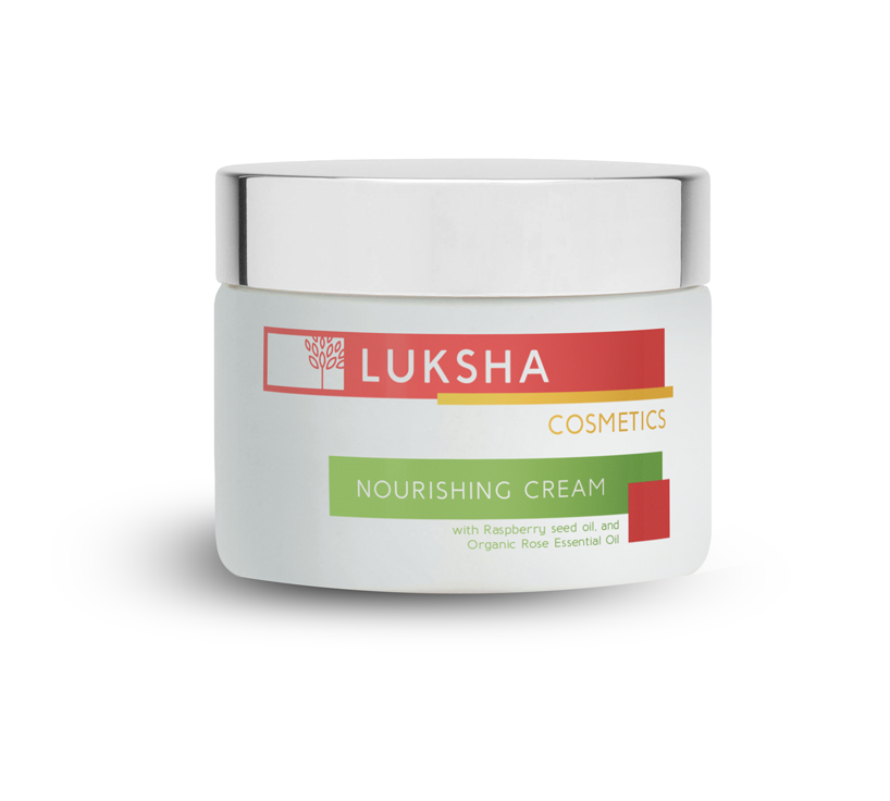 Nourishing Cream with Raspberry seed oil, and Organic Rose Otto Oil